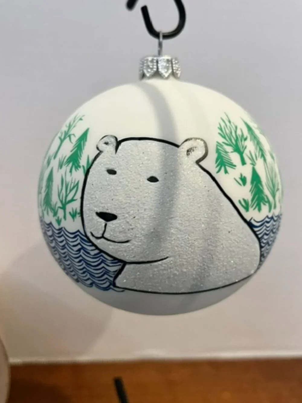 Tony Trickey Polar Bear 2014 Ornament with Box